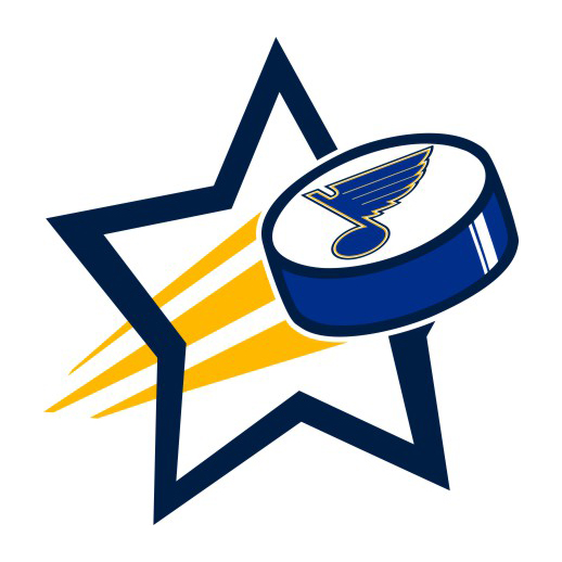 st.louis blues Hockey Goal Star logo iron on paper